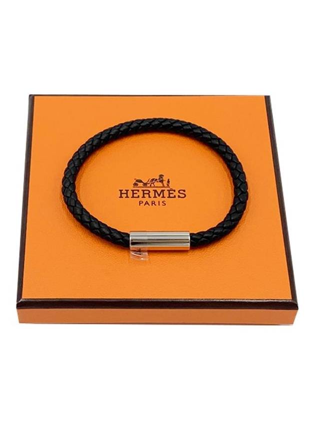 Goliath Silver Bracelet Black - HERMES - BALAAN 2