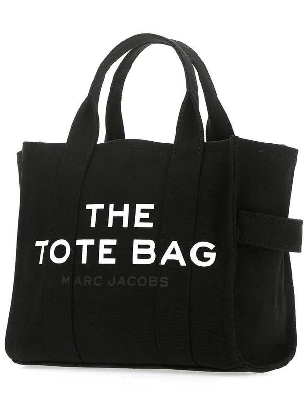 Logo Small Canvas Tote Bag Black - MARC JACOBS - BALAAN 3