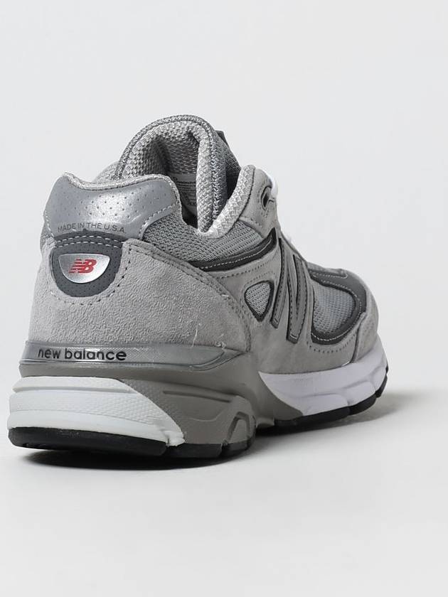 990v4 Core Low Top Sneakers Silver Grey - NEW BALANCE - BALAAN 4