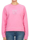 Isoli Cotton Sweatshirt Pink - GANNI - BALAAN 2