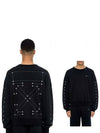 Backbone Arrow Sweatshirt Black M - OFF WHITE - BALAAN 7