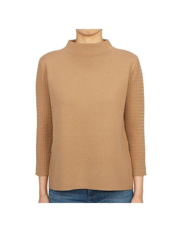 Cannes Knit Top Camel - MAX MARA - BALAAN 1