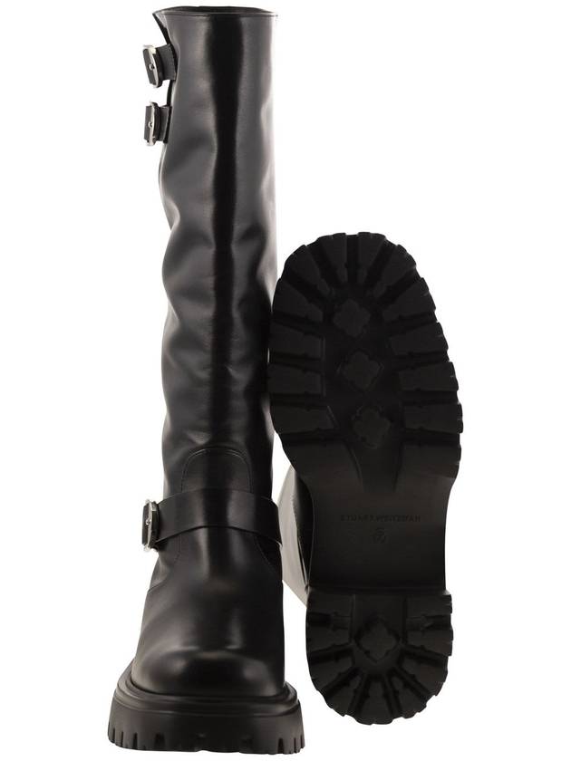 EMERSON MOTO - Leather boot - STUART WEITZMAN - BALAAN 5