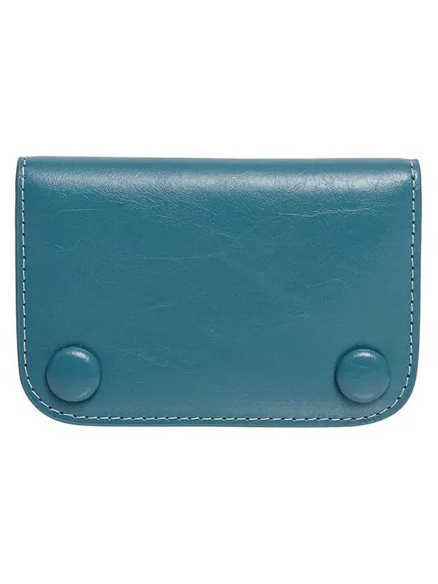 Compact Business Card Card Wallet Dusty Blue - LE MASQUE - BALAAN 3