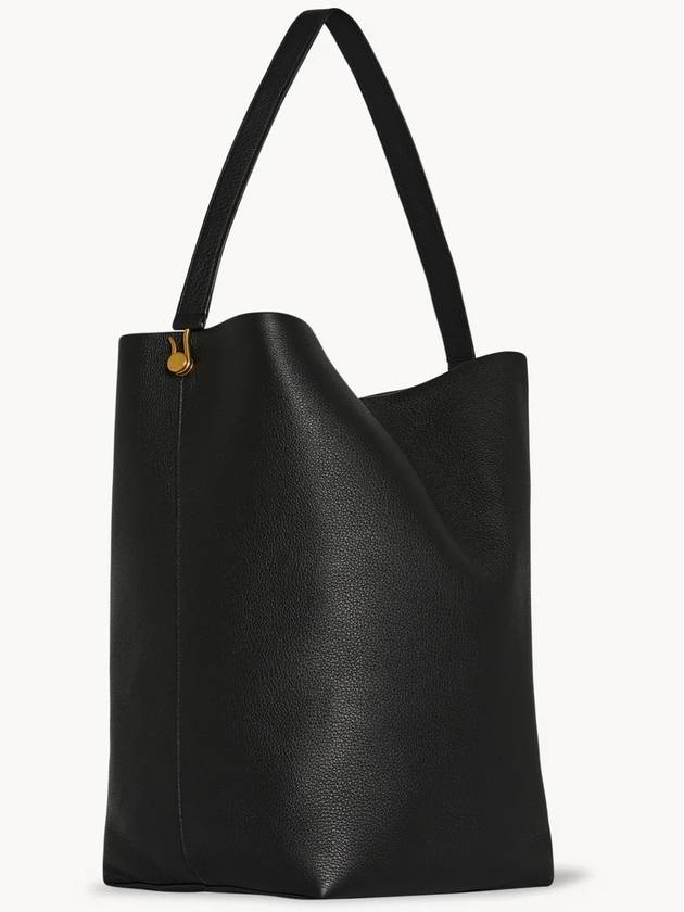 NS Tote Hook Leather Large Black - THE ROW - BALAAN 3