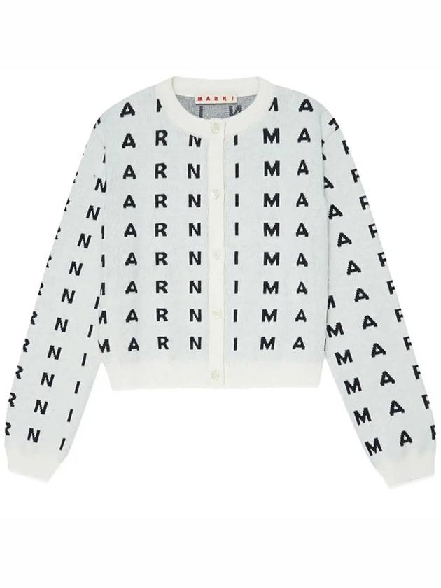 Kids Women Logo Cotton Cardigan M00723 M00PM 0M101 - MARNI - BALAAN 2