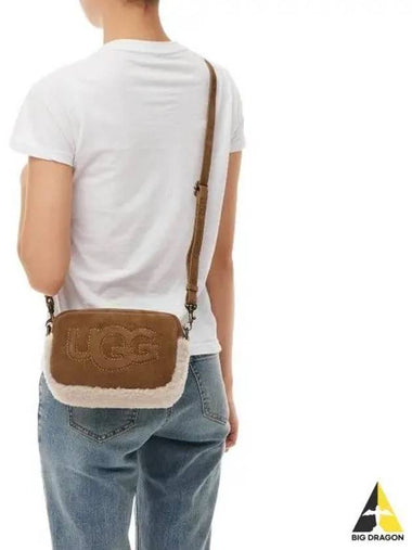 Suede Cross Bag Jenny II W Chestnut 1113870CHE - UGG - BALAAN 1