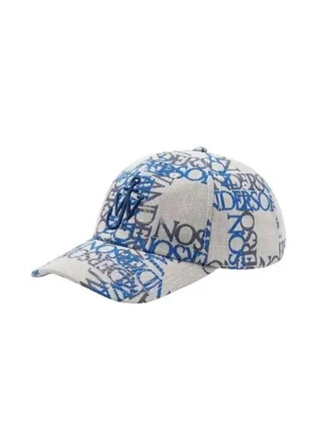 Embroidered Logo Jacquard Ball Cap Blue - JW ANDERSON - BALAAN 2