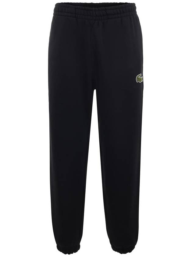 Relaxed Fit Jogger Pants Black - LACOSTE - BALAAN 2