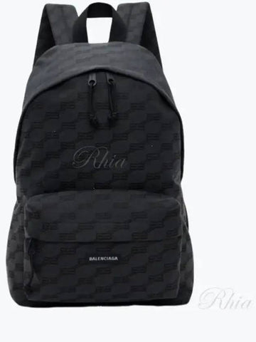 Signature Medium BB Monogram Backpack Bag 713044 210HH - BALENCIAGA - BALAAN 1