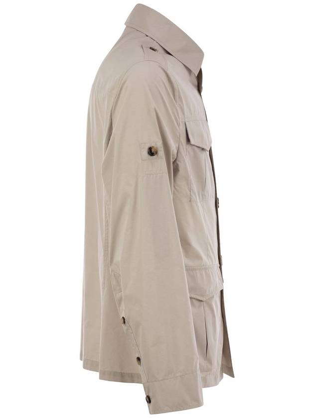 Sahariana unlined in cotton blend - BRUNELLO CUCINELLI - BALAAN 3