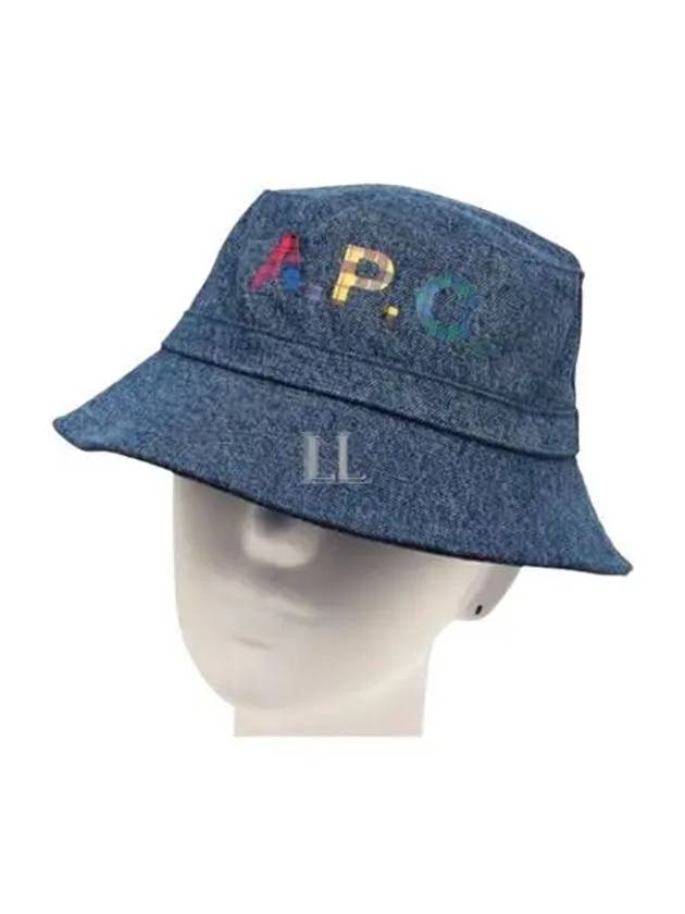 Bob Mark Logo Bucket Hat Blue - A.P.C. - BALAAN 2