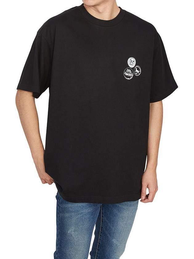 Pins Short Sleeve T-Shirt Black - CARHARTT WIP - BALAAN 5