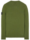 Wappen Patch Low Pocket Knit Top Olive - STONE ISLAND - BALAAN 4