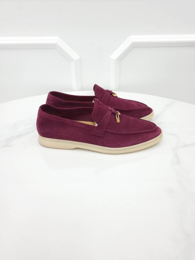 Summer Walk Burgundy Loafer 39 - LORO PIANA - BALAAN 4