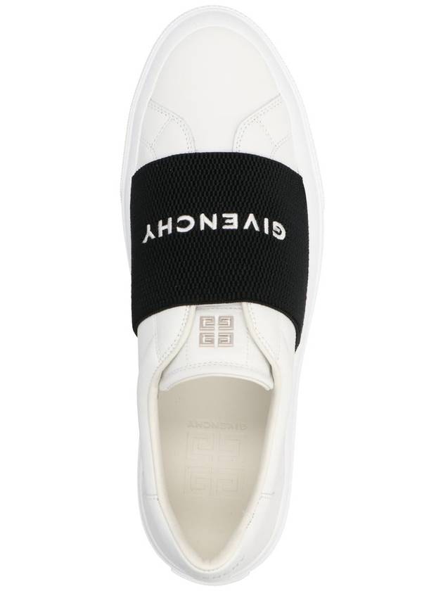 City Court Band Logo Low Top Sneakers White - GIVENCHY - BALAAN 4