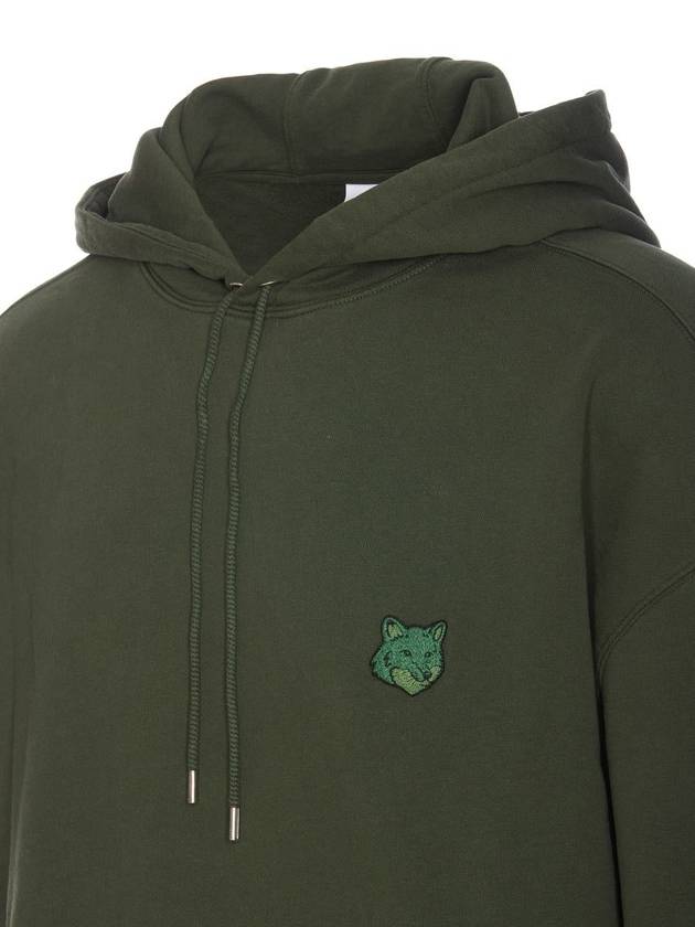 Bold Fox Head Patch Oversize Hoodie Ranger Green - MAISON KITSUNE - BALAAN 4