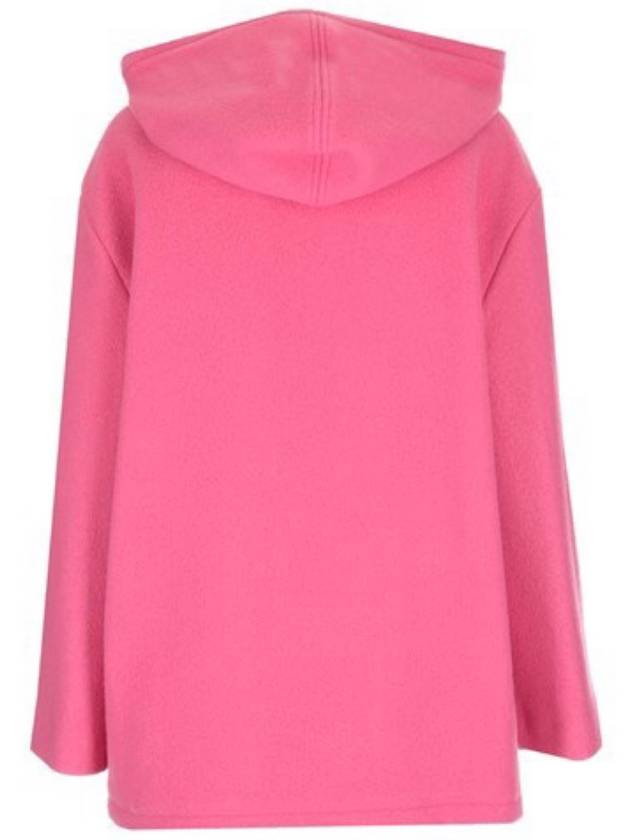 MSGM Women's Pink Knit Wool Sweat Hoodie 3342MDM110 227801 13 - MSGM - BALAAN 4