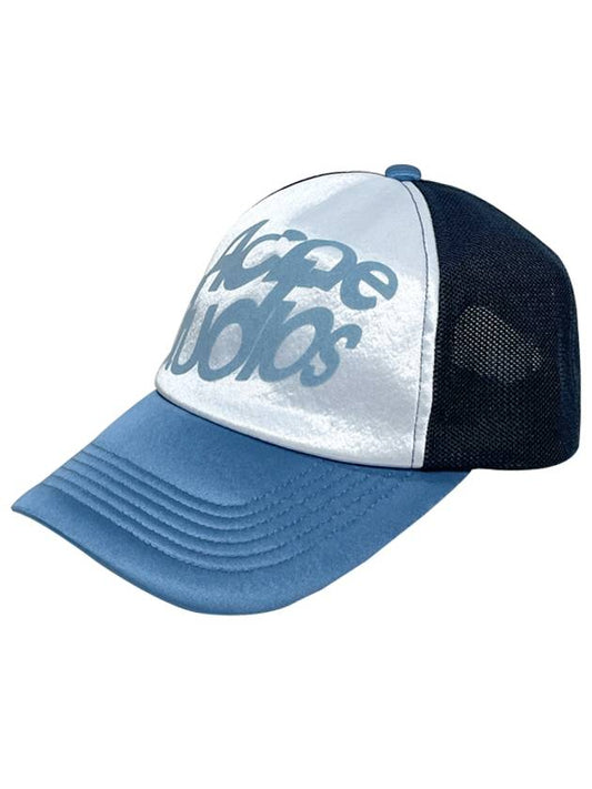 Logo Mesh Bucket Hat Blue - ACNE STUDIOS - BALAAN 2