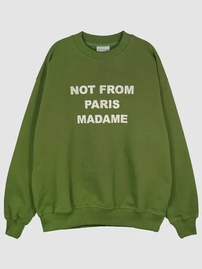 Drold Monsieur NFPM Slogan Sweatshirt CSW102CO001 KK - DROLE DE MONSIEUR - BALAAN 2