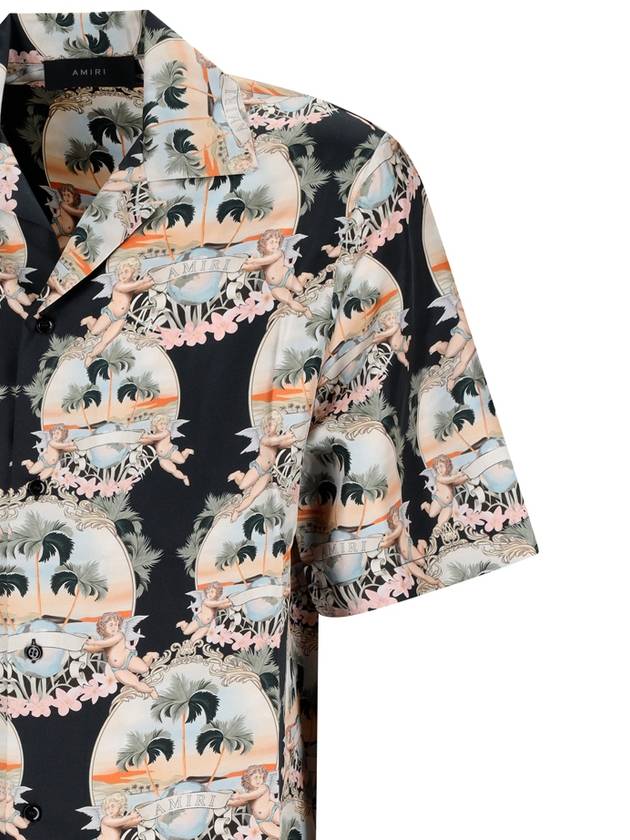 ALL OVER PALM BOWLING SHIRT - AMIRI - BALAAN 3