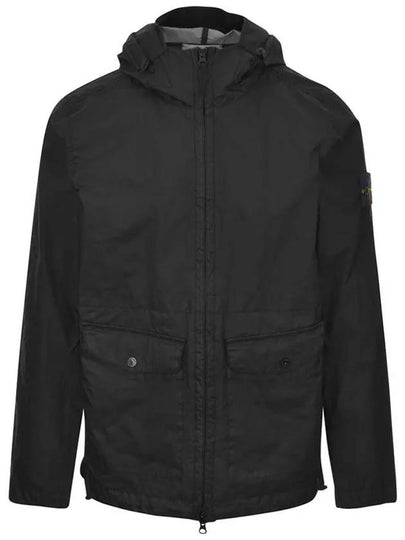 Membrana 3L TC Hooded Jacket Black - STONE ISLAND - BALAAN 2