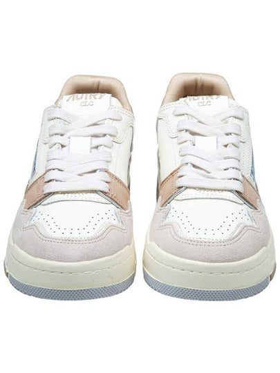 Autry Sneakers Clc Low In Suede And Nabuk Natural And Silver - AUTRY - BALAAN 2