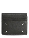 Stitch Flap Card Wallet Black - MAISON MARGIELA - BALAAN 2