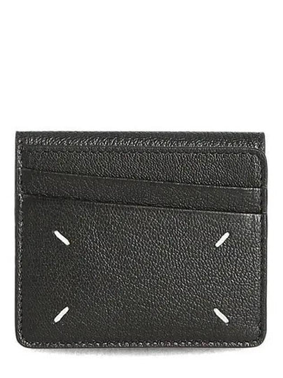 Stitch Flap Card Wallet Black - MAISON MARGIELA - BALAAN 2