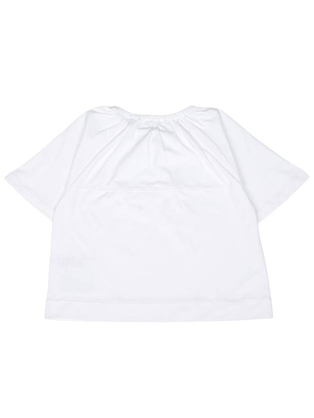 Kids Logo Patch Cotton Short Sleeve T-Shirt White - BURBERRY - BALAAN 3