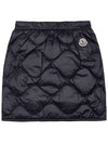 Women's Padded Skirt 2D00015 595ZZ 999 - MONCLER - BALAAN 3