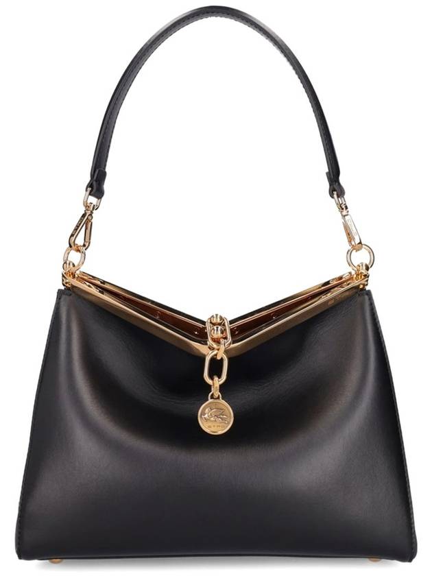 Bella Vela leather medium shoulder bag black - ETRO - BALAAN 2