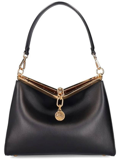 Bella Vela leather medium shoulder bag black - ETRO - BALAAN 2