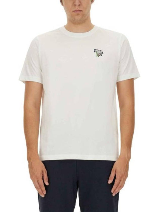 Paul Smith Short Sleeve T Shirt M2R 011R NP4686 01 WHITE - PAUL SMITH - BALAAN 1