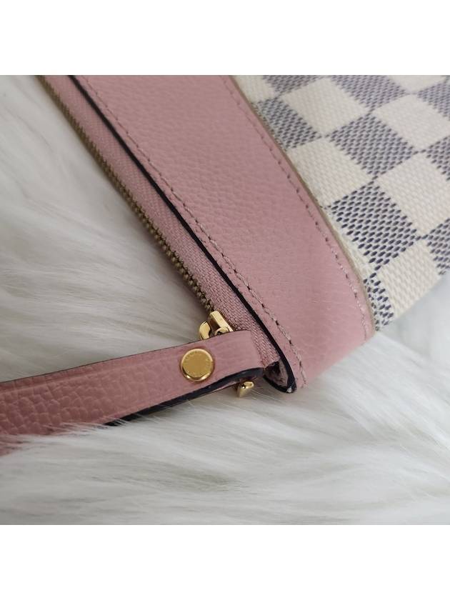 Louis Vuitton N60260 Damier Azur Pink Daily Pouch and Clutch - LOUIS VUITTON - BALAAN 5