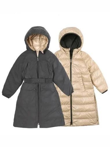 Moncler Kids 4 8 NADIRE Reversible Hooded Long Padding - MONCLER - BALAAN 1