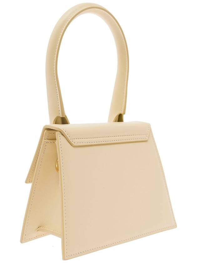 Le Chiquito Moyen Signature Mini Tote Bag Ivory - JACQUEMUS - BALAAN 3