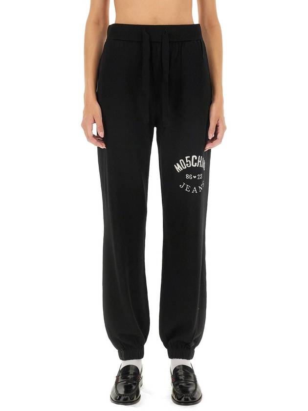 JOGGING PANTS WITH LOGO - MOSCHINO - BALAAN 1