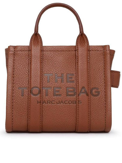 Mini Micro Leather Tote Bag Brown - MARC JACOBS - BALAAN 2