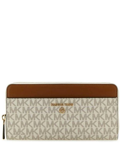 Jet Set Charm Canvas Long Wallet White - MICHAEL KORS - BALAAN 2