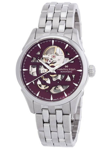 Hamilton Jazzmaster Automatic Purple Dial Ladies Watch H32265101 - HAMILTON - BALAAN 1