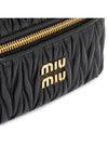 Logo Matelasse Nappa Leather Tote Bag Black - MIU MIU - BALAAN 8