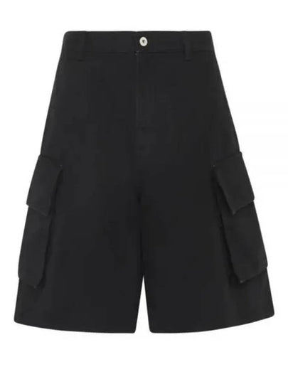 Denim Cargo Shorts Black - JW ANDERSON - BALAAN 2