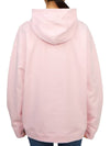 Women's Logo Print Organic Cotton Hoodie Pink - GANNI - BALAAN 4