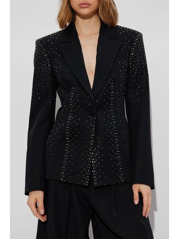 The Attico Wool Blazer With Sequins, Women's, Black - THE ATTICO - BALAAN 3