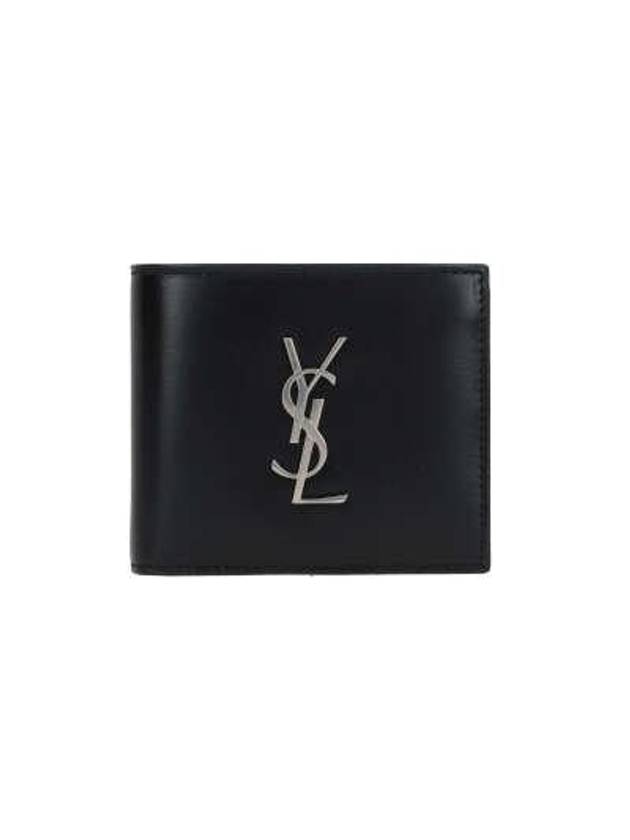 East/West Wallet In Smooth Leather Black - SAINT LAURENT - BALAAN 2