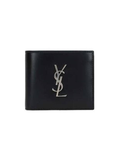 East/West Wallet In Smooth Leather Black - SAINT LAURENT - BALAAN 2