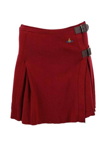 Valentina Kilt A-Line Skirt Red - VIVIENNE WESTWOOD - BALAAN 1