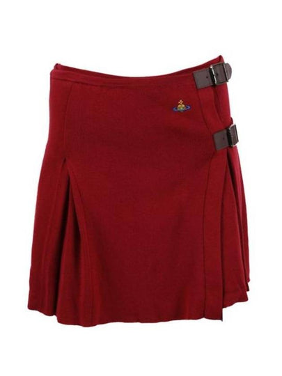 Valentina Kilt A-Line Skirt Red - VIVIENNE WESTWOOD - BALAAN 2