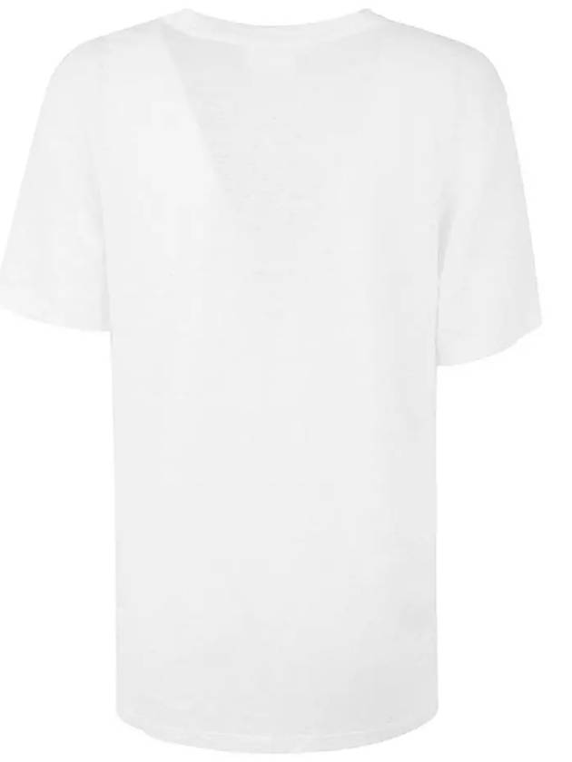 Women's Zwell Logo Short Sleeve T-Shirt White - ISABEL MARANT - BALAAN 4